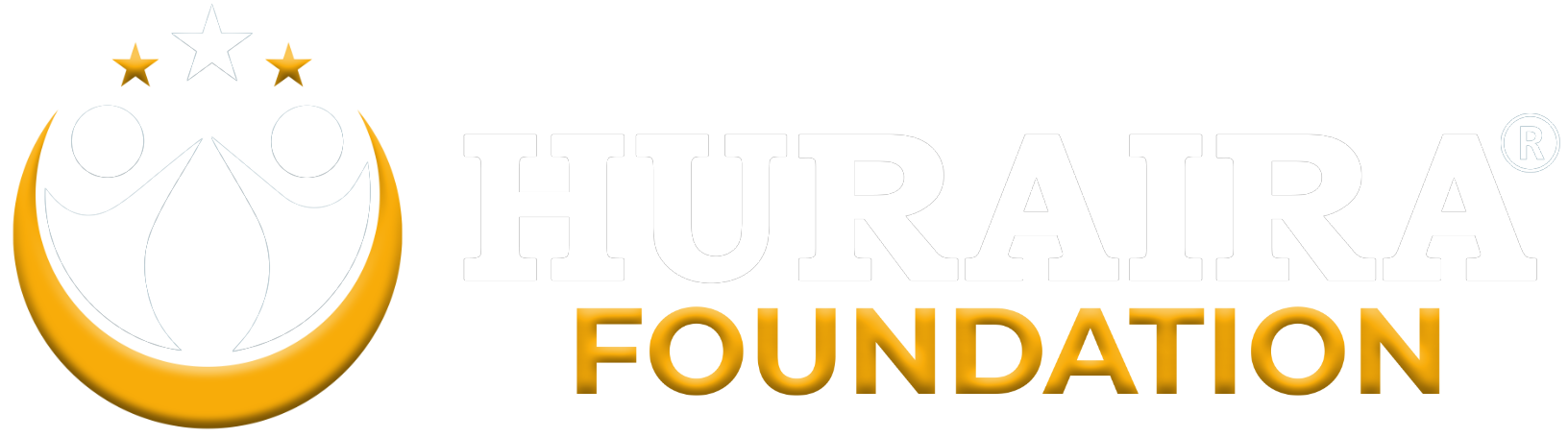 Huraira Foundation Logo White